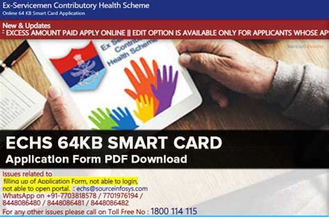 echs application form for smart card|download echs card online.